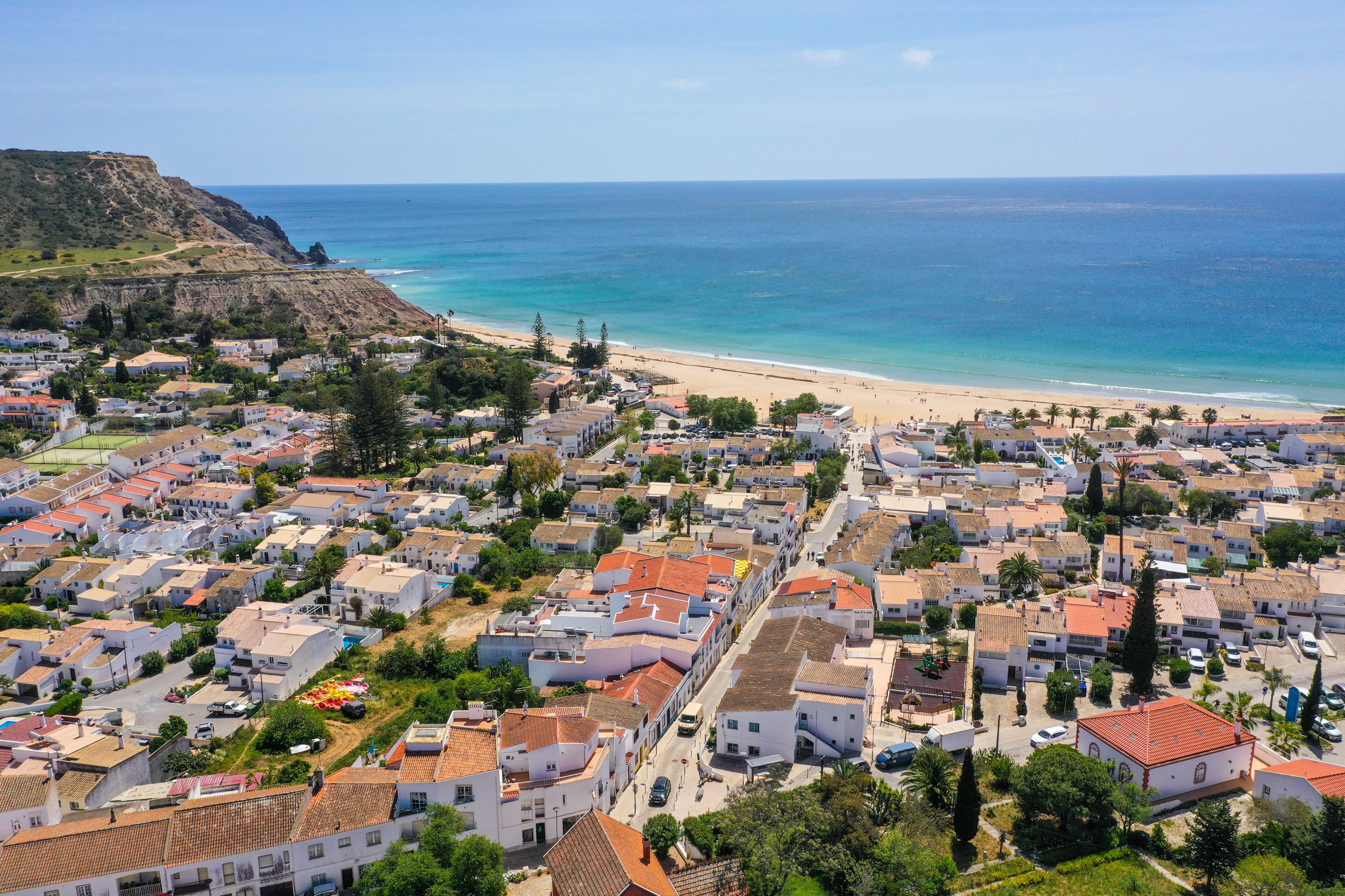 Housing and beach in Lagos